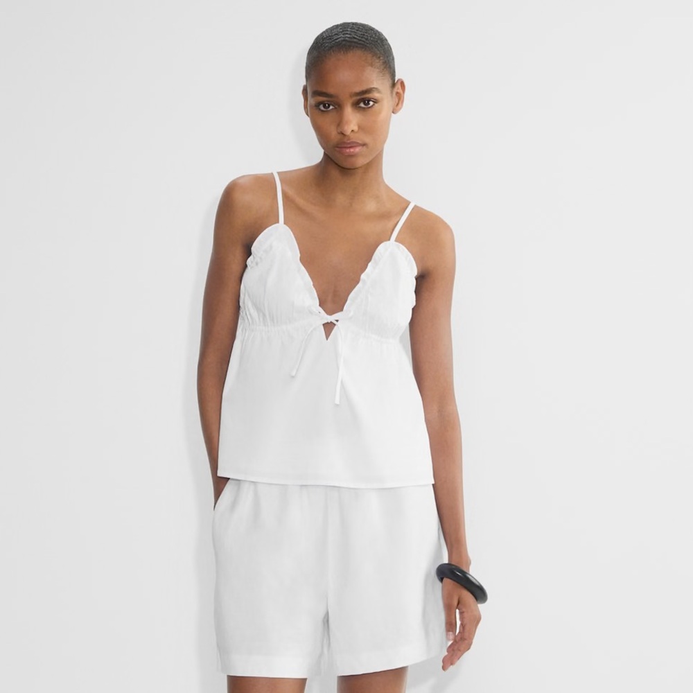 Aritzia - Wilfred Caviar Poplin Camisole